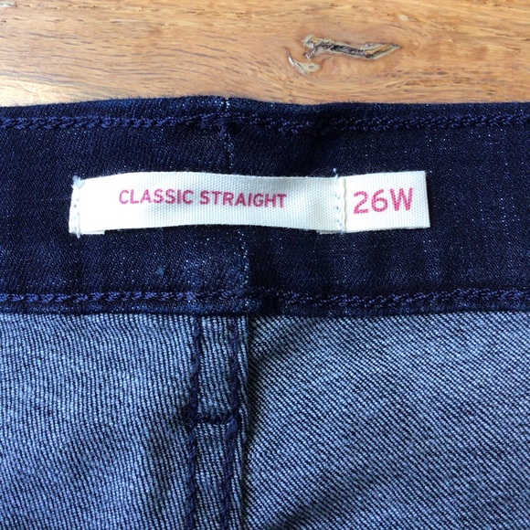 Levi’s Classic Straight Mid-Rise Size 26W - Picture 7 of 14
